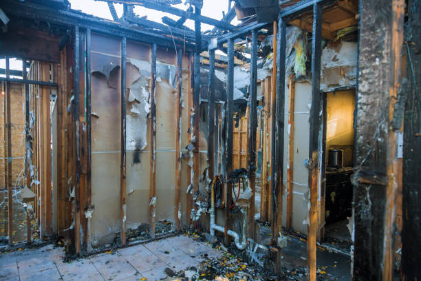 Professional Fire Damage Repair technician working in Bonita Springs, FL